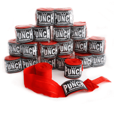 Punch Equipment 90642      ~ HAND WRAPS AAA RED   BULK New zealand nz vaughan